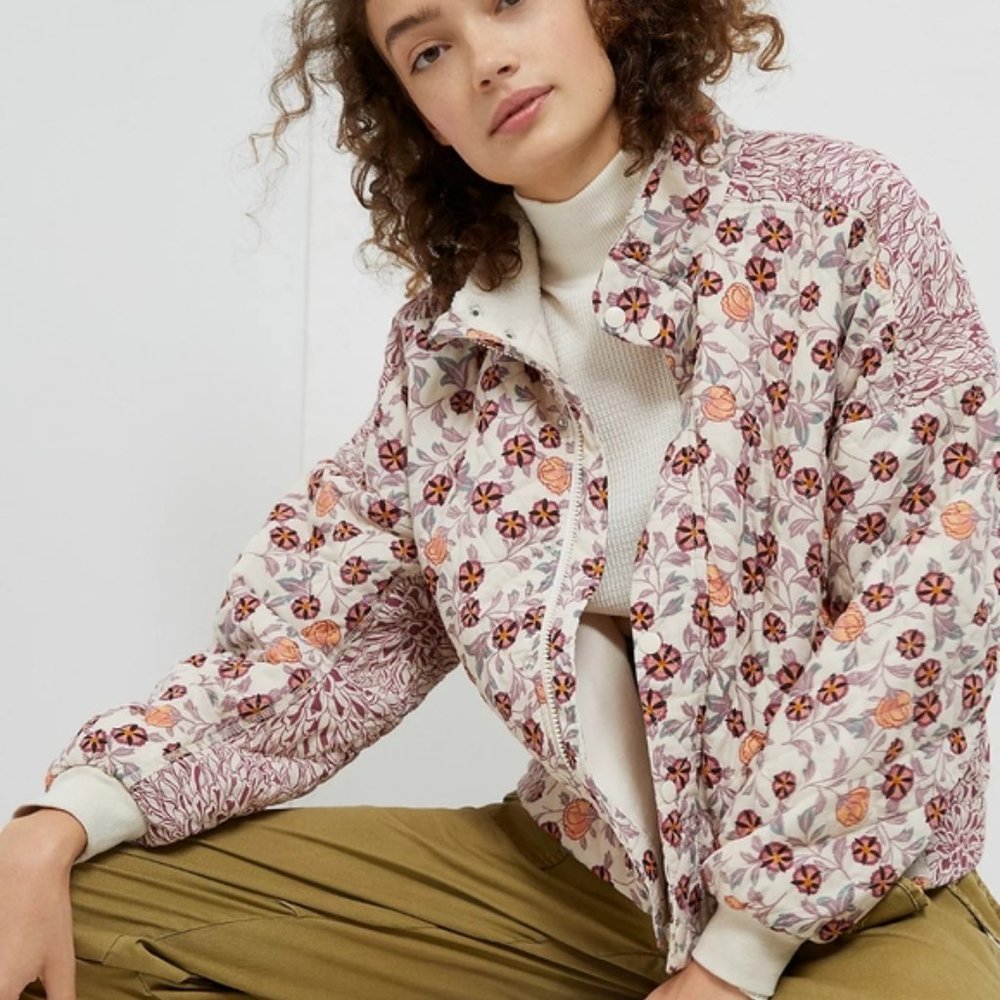 XL  NWT Anthropologie Gayla Quilted Jacket - Picture 8 of 8